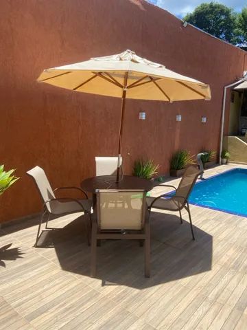 Conjunto  mesa e cadeiras externo  - Foto 2