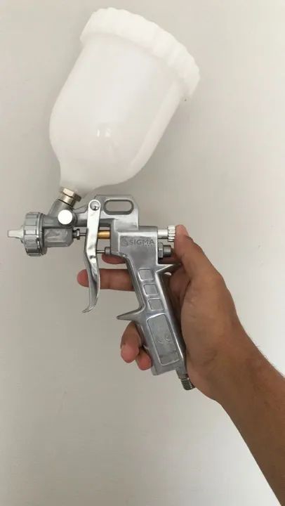 Pistola de Pintura Tipo Gravidade SIGMA - 600ML - Foto 2
