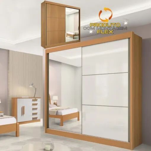 Guarda Roupa Titanium_100% MDF  Pronta Entrega! - Foto 4