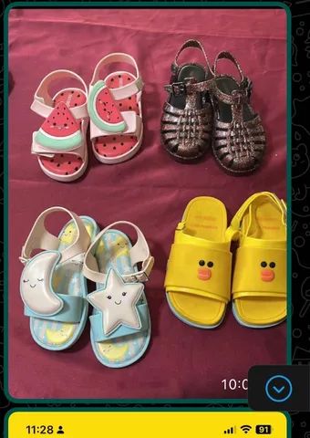 Melissas e sapatos lindíssimos infantis  - Foto 2
