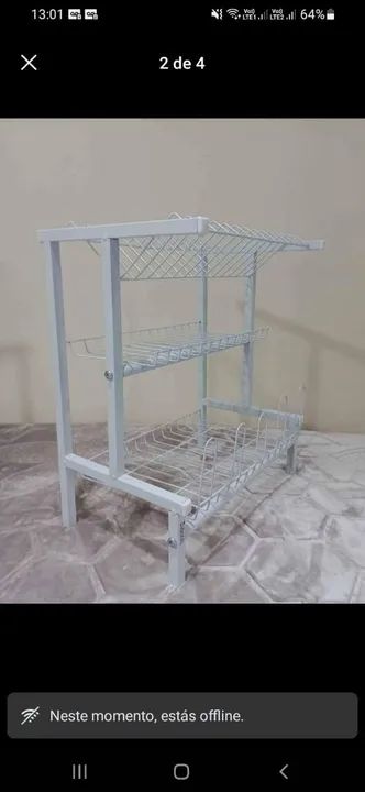 Escorredor de prato triplex 