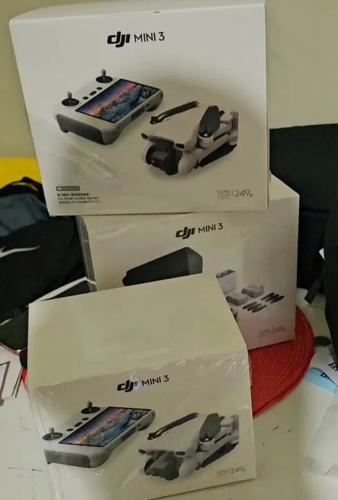 Drone DJI Mini 3 - Novo, Completo (POSSO NEGOCIAR) - Foto 3