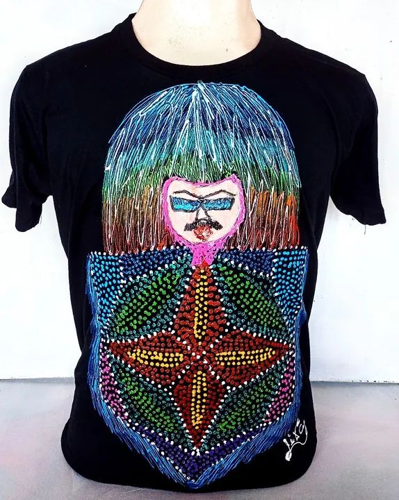 Camisetas personalizadas pintadas à mão  - Foto 3