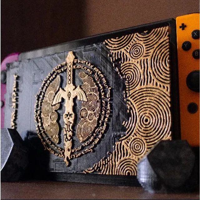 Suporte para Nintendo Switch Zelda- Impressão 3D