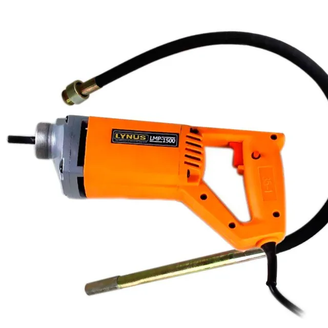 Motovibrador de Concreto Portátil com Mangote 1500W - LYNUS-LMP-1500