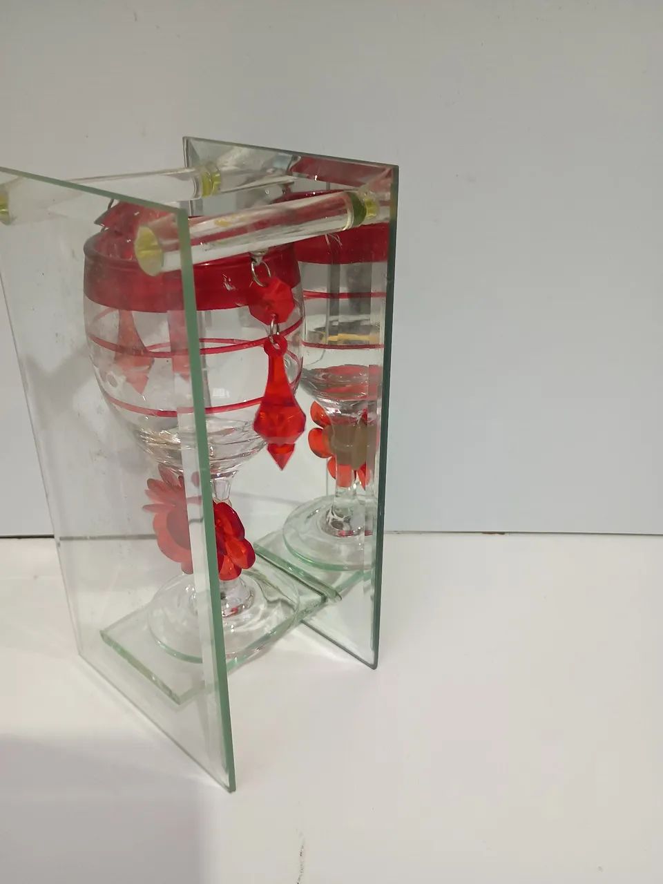 Taça decorativa de vidro - Foto 2