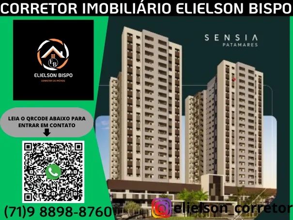 LANÇAMENTO ,APARTAMENTO DE 2 E 3 /4COM VARNADA GOURMET E 1 VAGA - PATAMARES