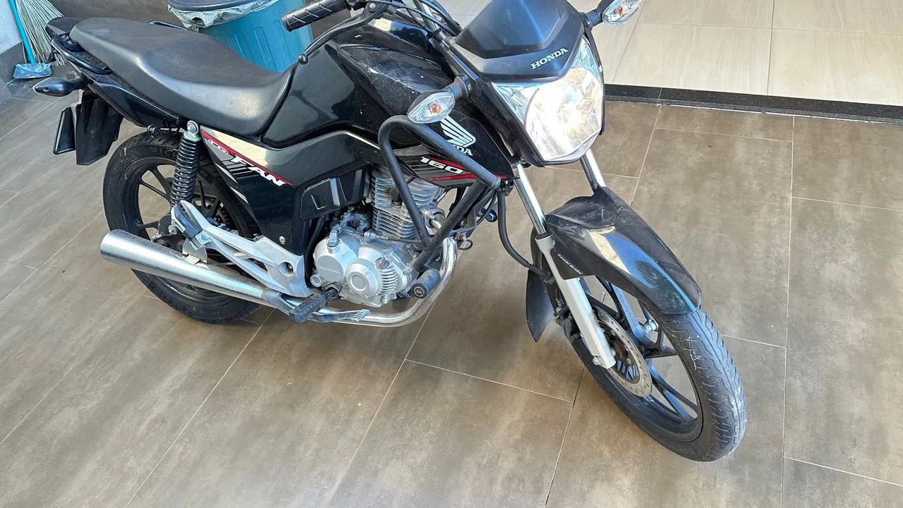 Moto tan 160 único dono manual e cópia de chave  - Foto 5
