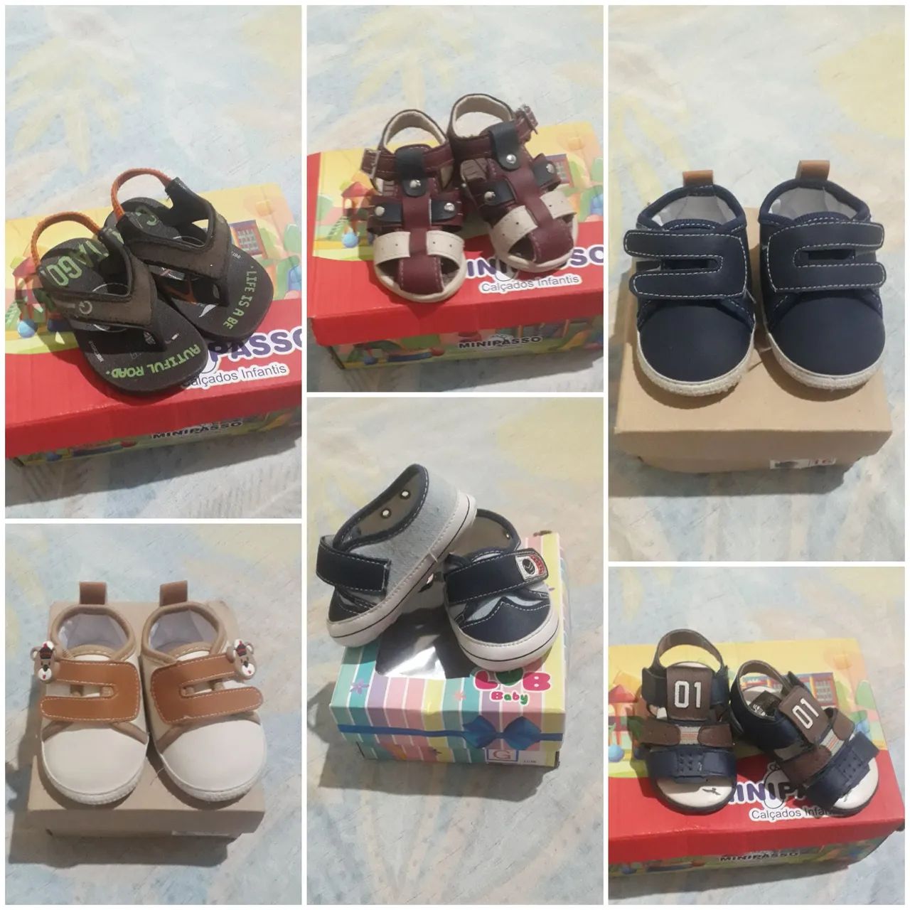 Sapatos para Bebê - Diversos Modelos - Tamanhos Variados - Foto 2