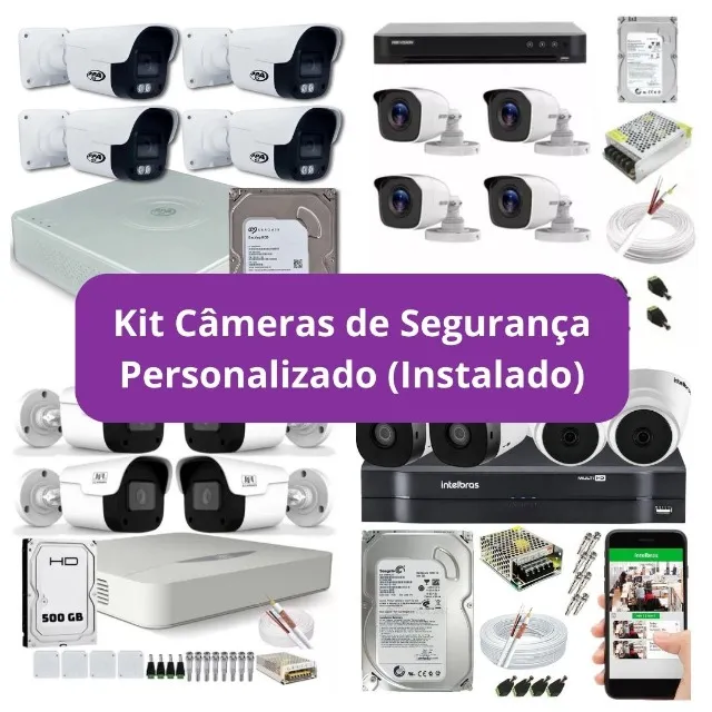 Venda e Instalação de Câmeras de Segurança Intelbras Personalizados.