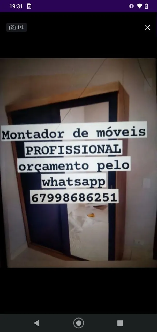 MONTADOR DE MÓVEIS PROFISSIONAL