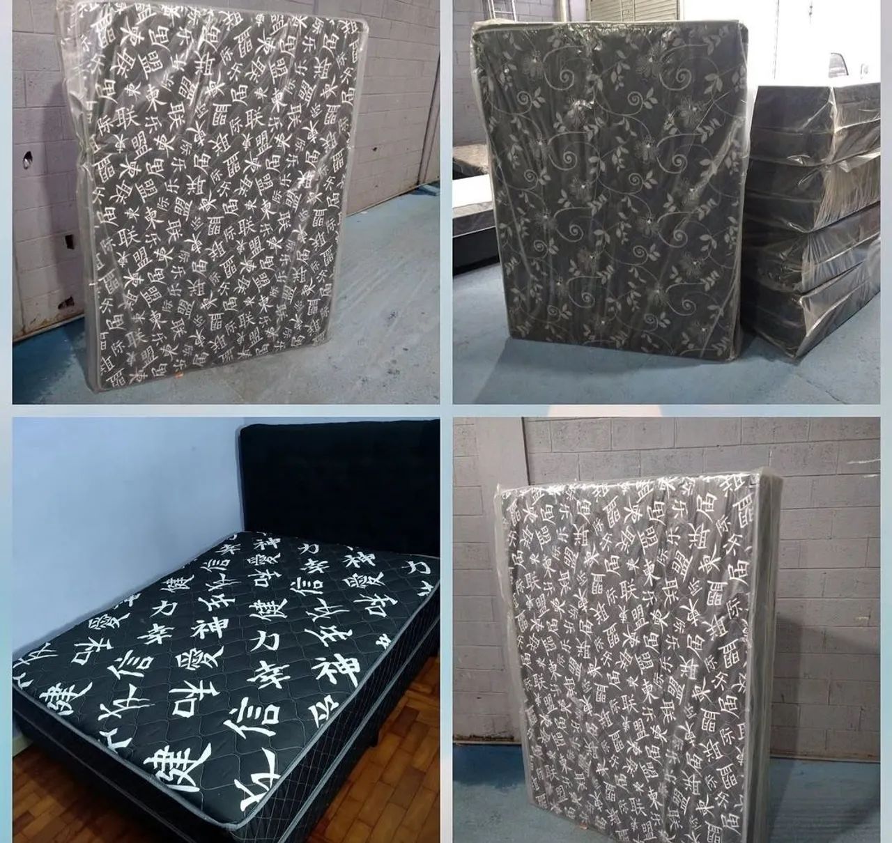 Cama casal Box conjugada 20cm com molas ensacadas FRETE GRÁTIS 