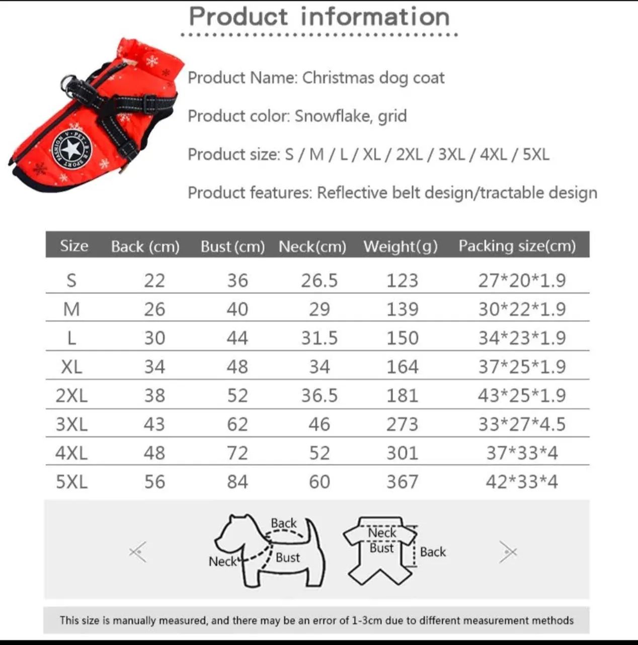 Colete Impermeável para Cachorro  - Foto 4