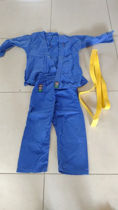 Kimono SHIROI M3 Infantil - Azul - 8-10 anos