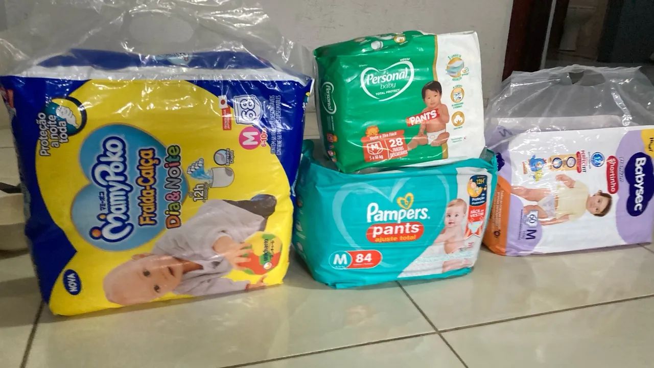 Fraldas 240 unid | 240 reais - Foto 3