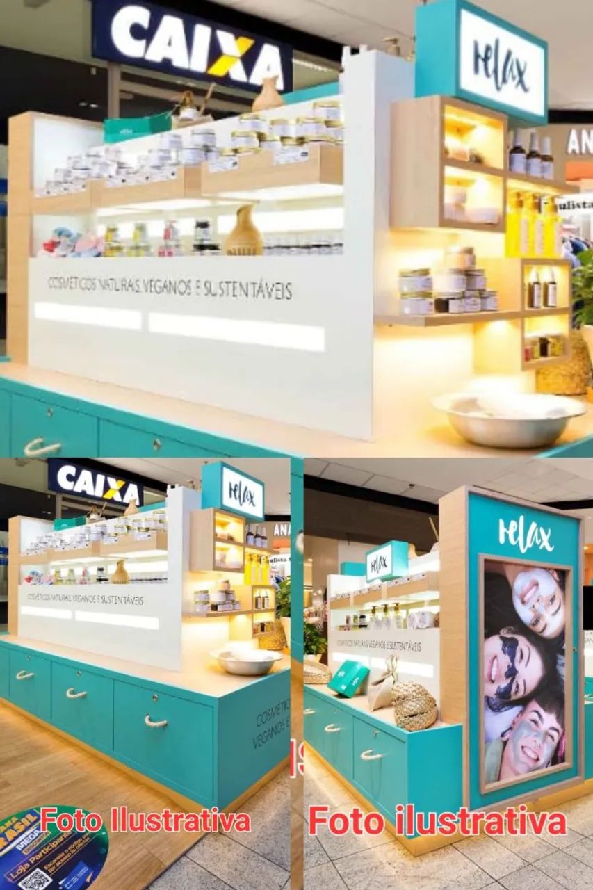 QUIOSQUE DE MAQUIAGEM PARA SHOPPING - Foto 4