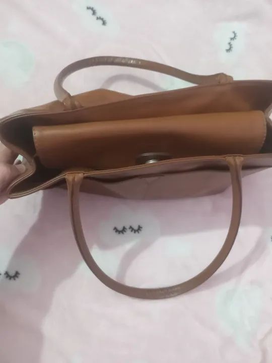 Bolsa em couro de Ombro(pelle colezione) - Foto 4