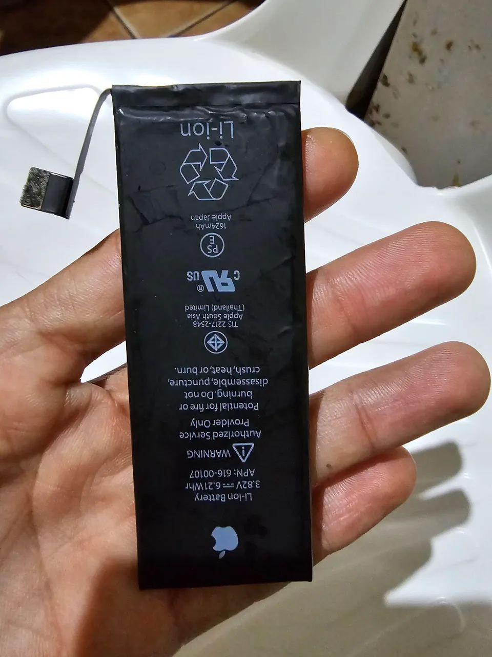 Bateria original retirada Iphone 5SE 2016 - Foto 2