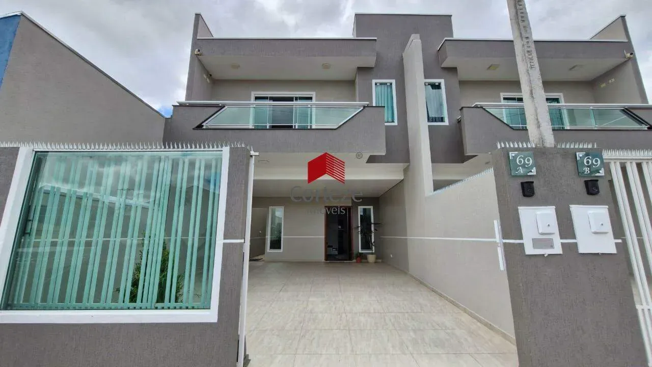 Sobrado com 193,32m² 3 quartos, à venda, no bairro Costeira em São José dos Pinhais