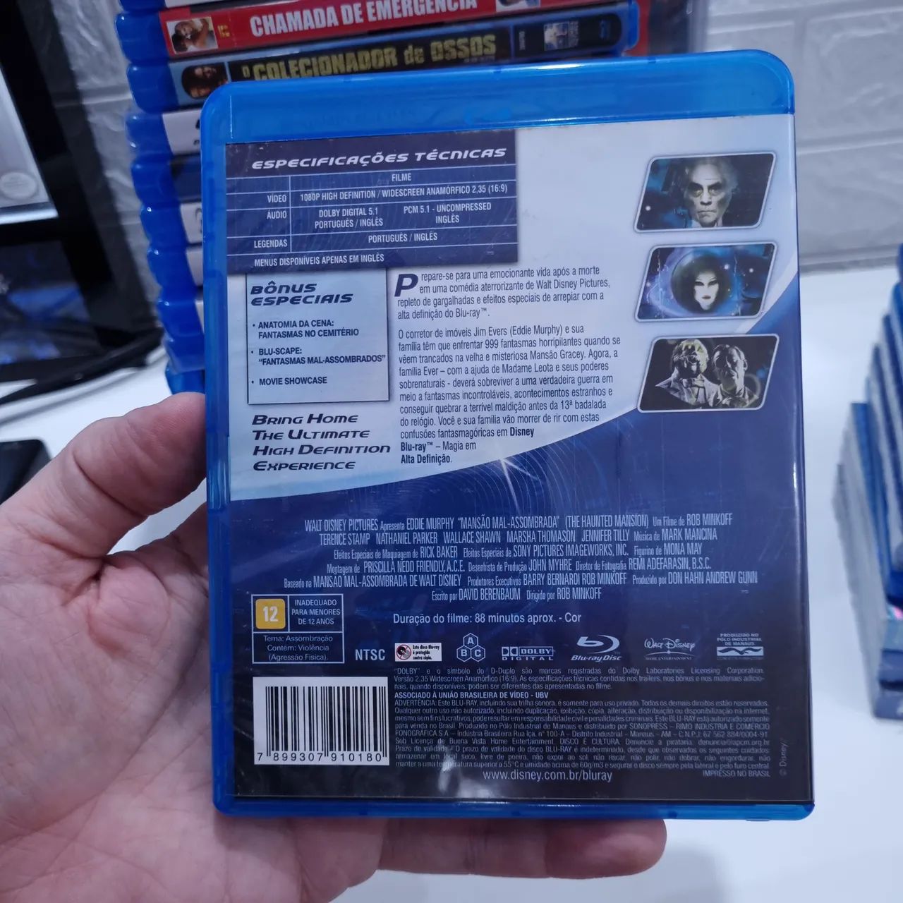 Raro Blu-Ray Mansão Mal-sssombrada com o Eddie Murphy Disney Novo de Coleção OFERTA! - Foto 4