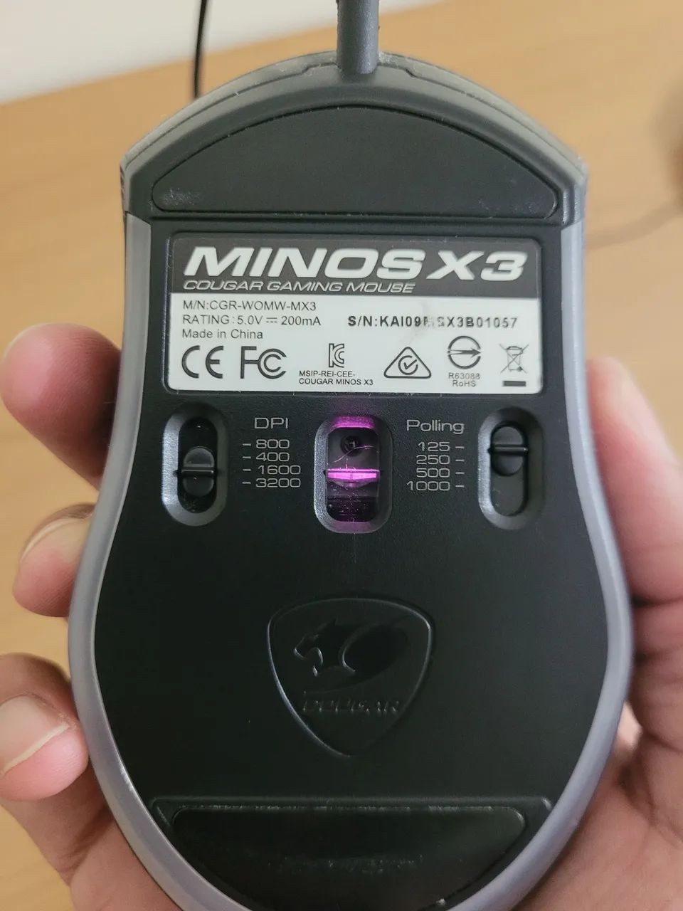 Mouse Gamer Cougar Minos X3 - Foto 4
