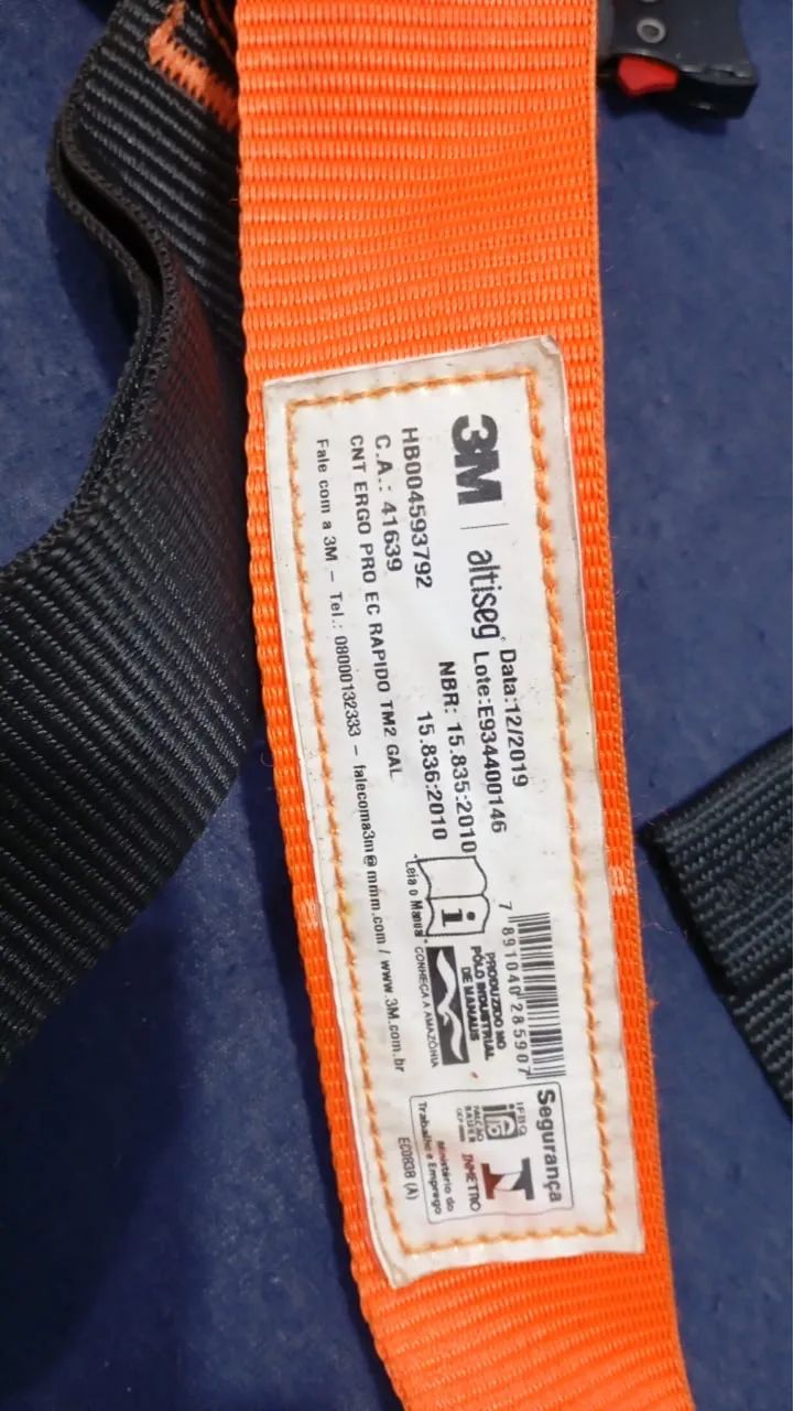 Cinturões tipo Paraquedista de Corpo Inteiro 3M. - Foto 2