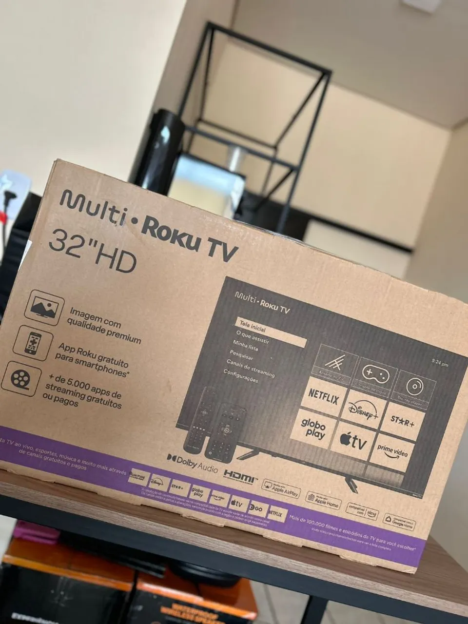 TV Multi Roku 32' HD - Imagem com Qualidade Premium