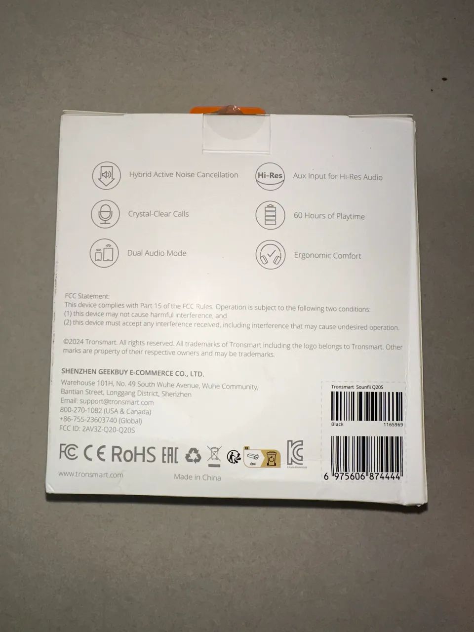 Fone Bluetooth Tronsmart Q2OS ANC - Foto 2