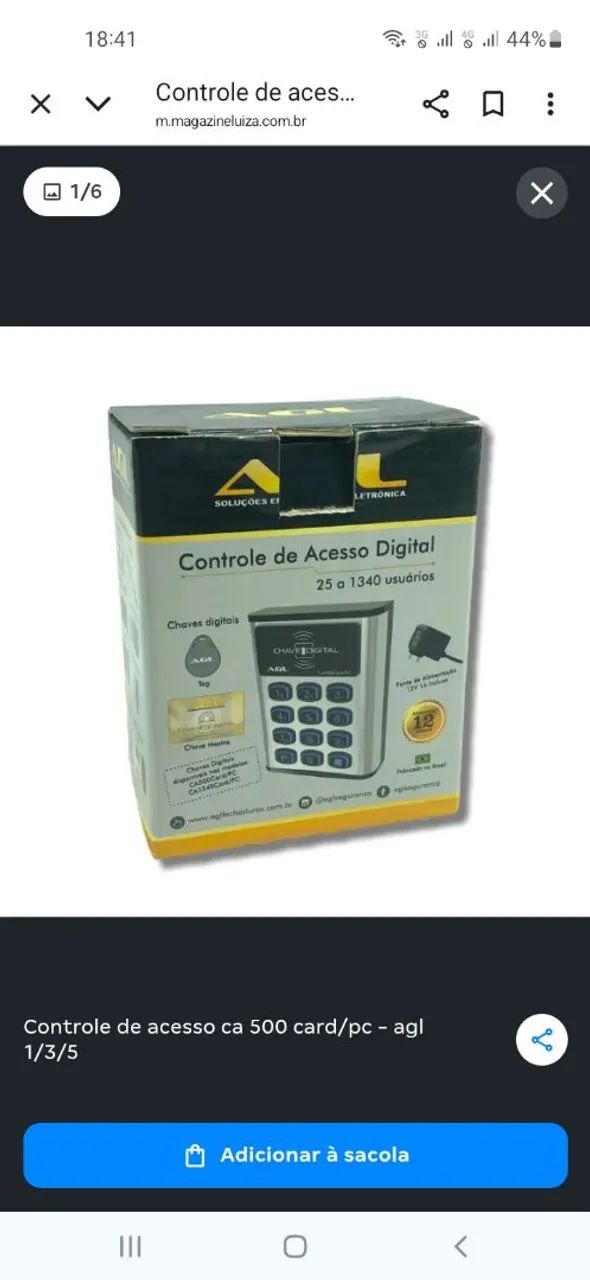 Controle de acesso digital