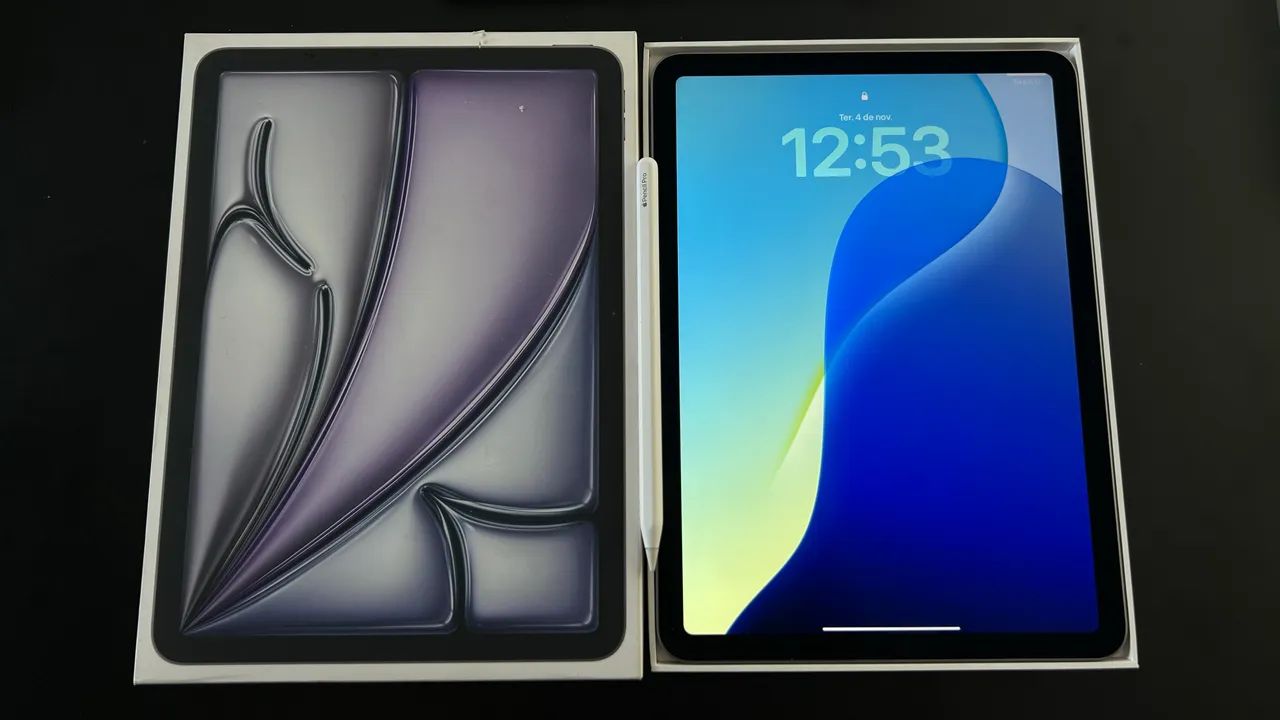 iPad Air 11 Polegadas M2 + Apple Pencil Pro (original) + Brinde