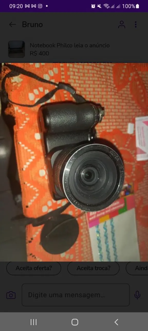 Câmera digital para fotos e vídeos