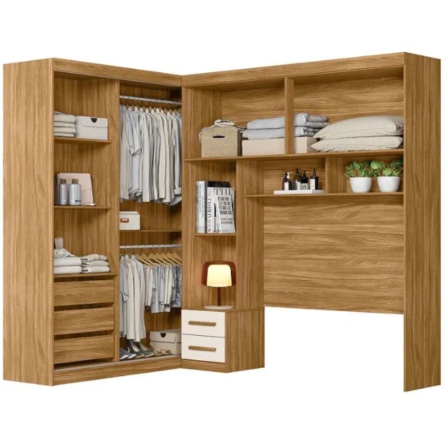 Guarda Roupa Modulado com Ponte e Espaço para Cama Casal - Entrega e Montagem  - Foto 3