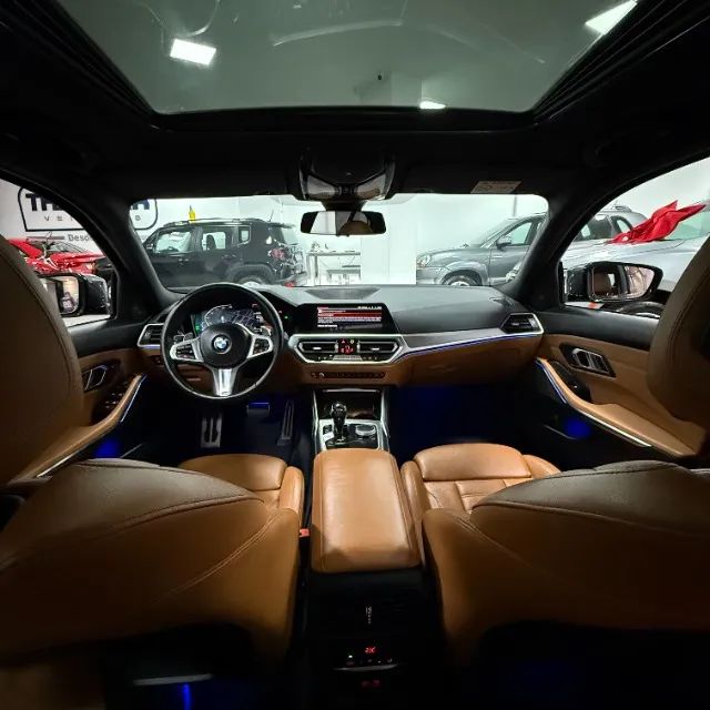320I M Sport 2.0 184cv 2021/2022 Top de linha, rodas aro 19' , teto solar! - Foto 7