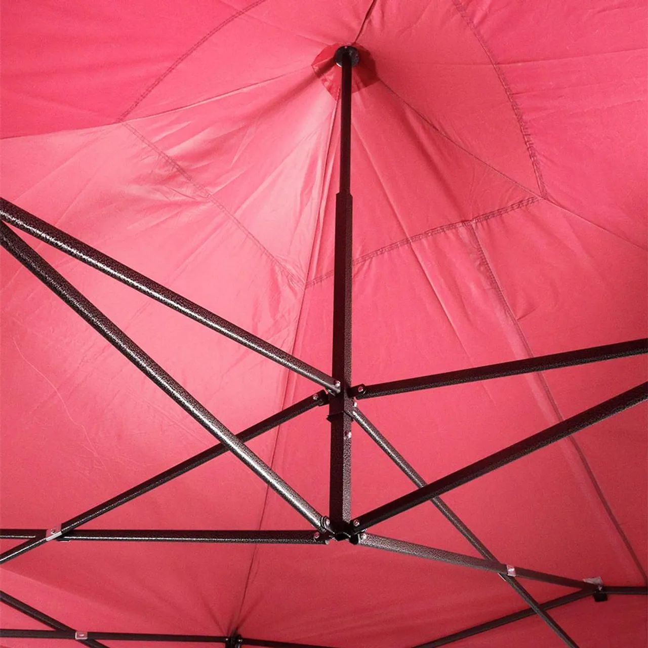 Tenda Gazebo Aço 3x3 Bel Vermelha - Ideal para eventos  - Foto 2