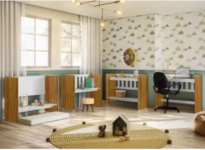 Mini berço Multifuncional Rubi 5x1