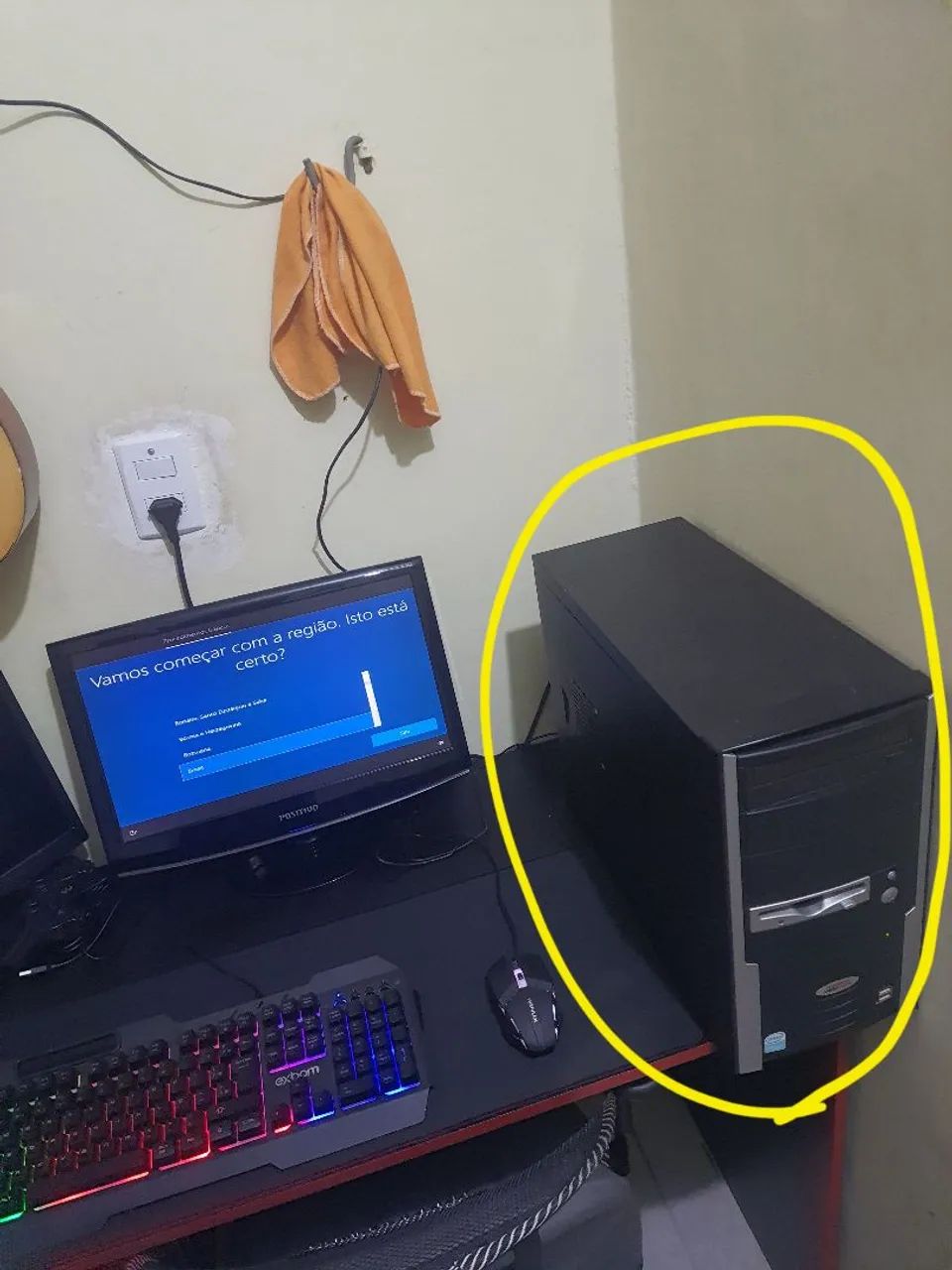 PC Básico com Windows 10 | 4GB RAM | HD 160GB | Ótimo p/ Tarefas Diárias e Jogos Leves!