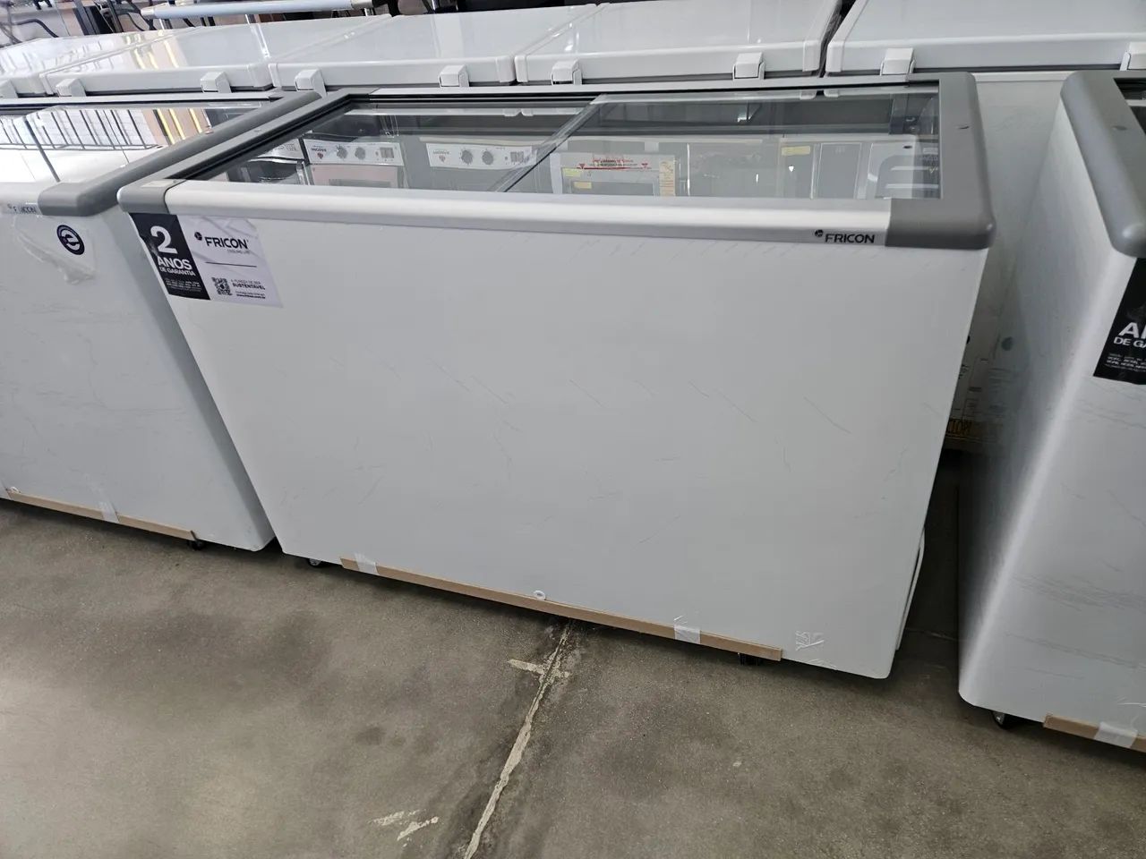 freezer horizontal para sorvetes e picoles 411L - a pronta entrega 