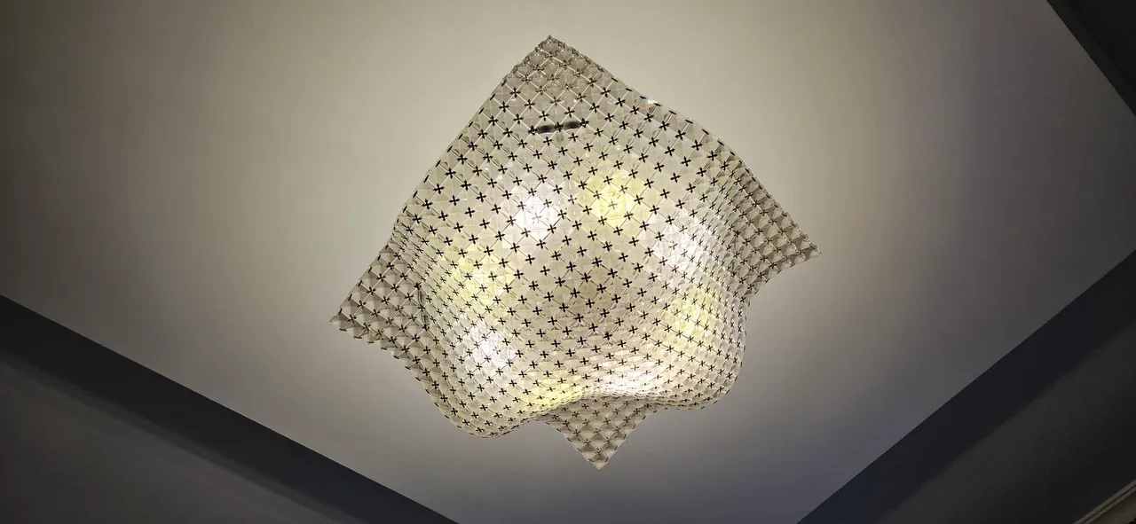 Luminária cristal teto decorativa com design moderno