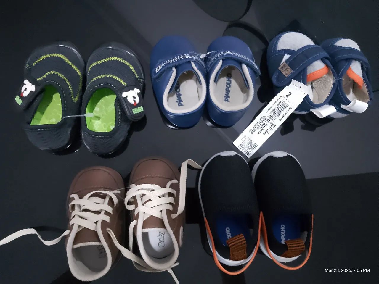 Lote de Sapatos Infantis - Diversos Modelos e Tamanhos - Foto 2