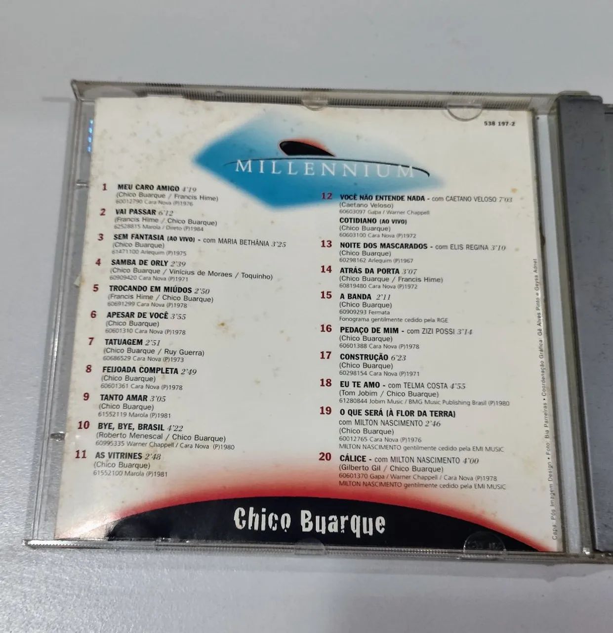 CD Chico Buarque - 20 Músicas do Século XX - Foto 5