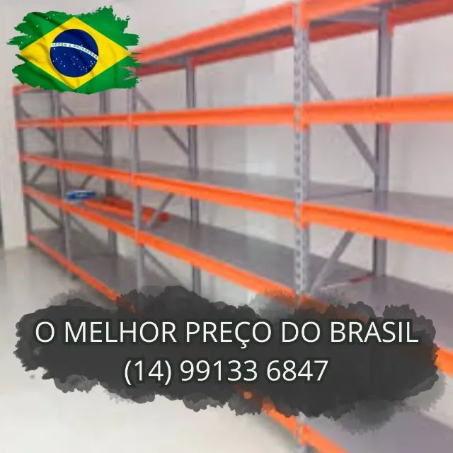 Porta Palete estrutura de aço p/ controle de estoque