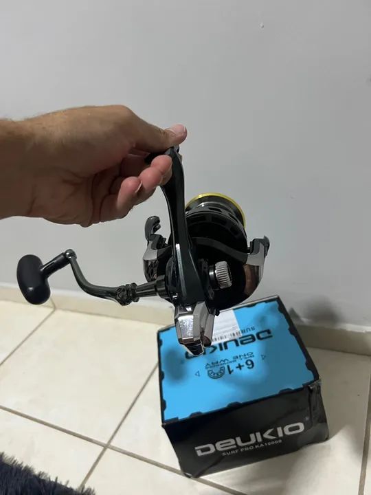 Carretilha de Pesca Deukio ka10000+ tesoura de pesca