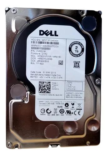 Disco rígido Dell Seagate 0VGY1F 2Tb Hdd 3.5" Sata 7.2K - Foto 2