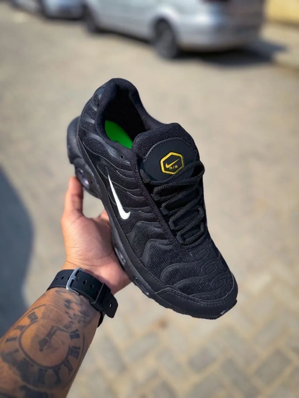 Tênis Verde Casual com Design Moderno - Foto 6