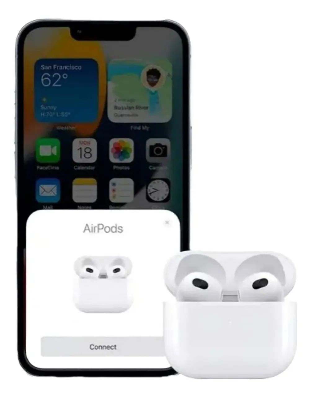 Fone AirPods Pro Primeira Linha para iPhone / IOS e Android - com Pop-Up Apple - Foto 6