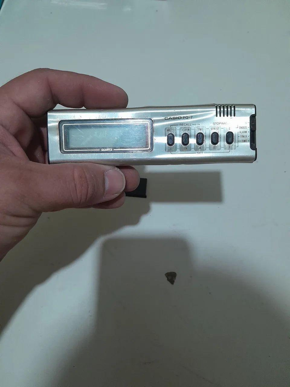 Relógio Digital Casio PQ-7 + Calculadora Casio No Estado Leia Descrição 