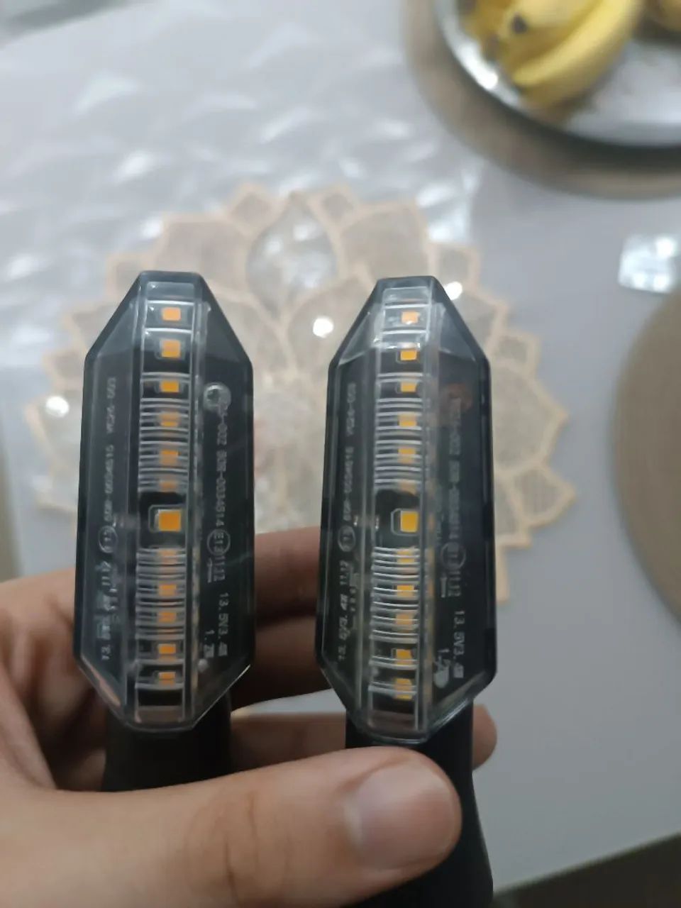 Par de Piscas LED sequencial para Moto