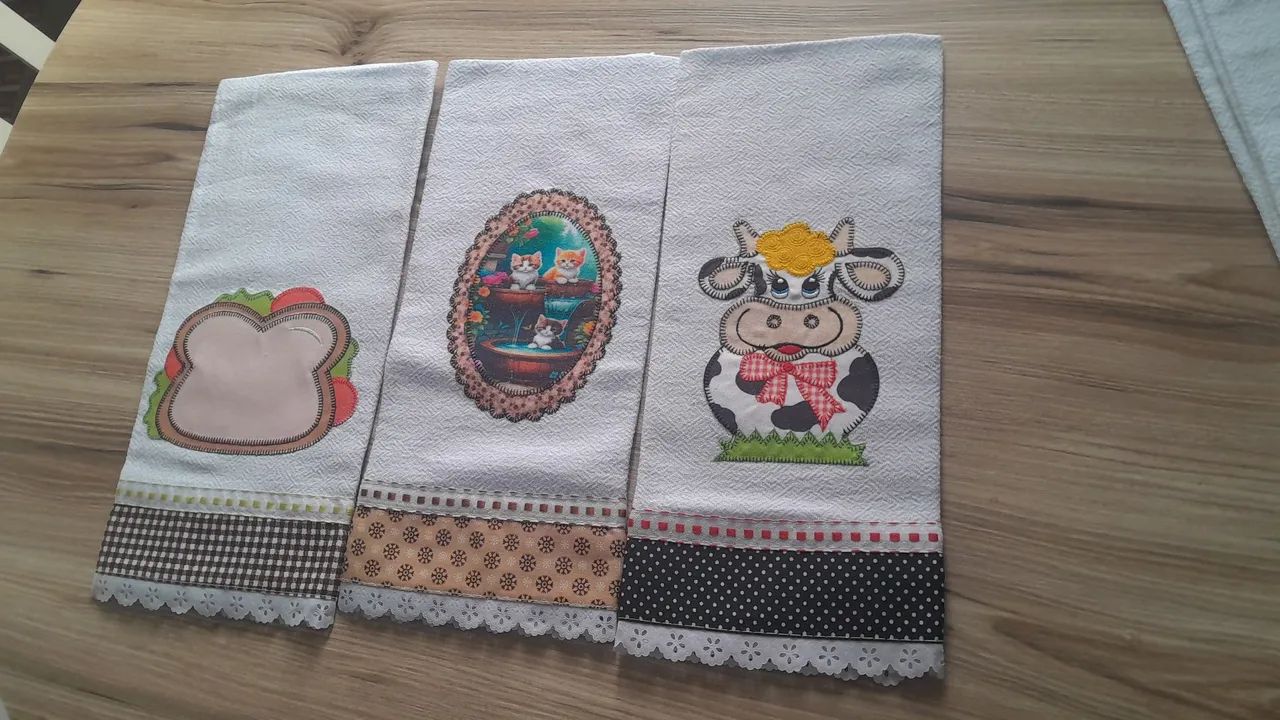 Panos patchwork ____ 10.00 cada