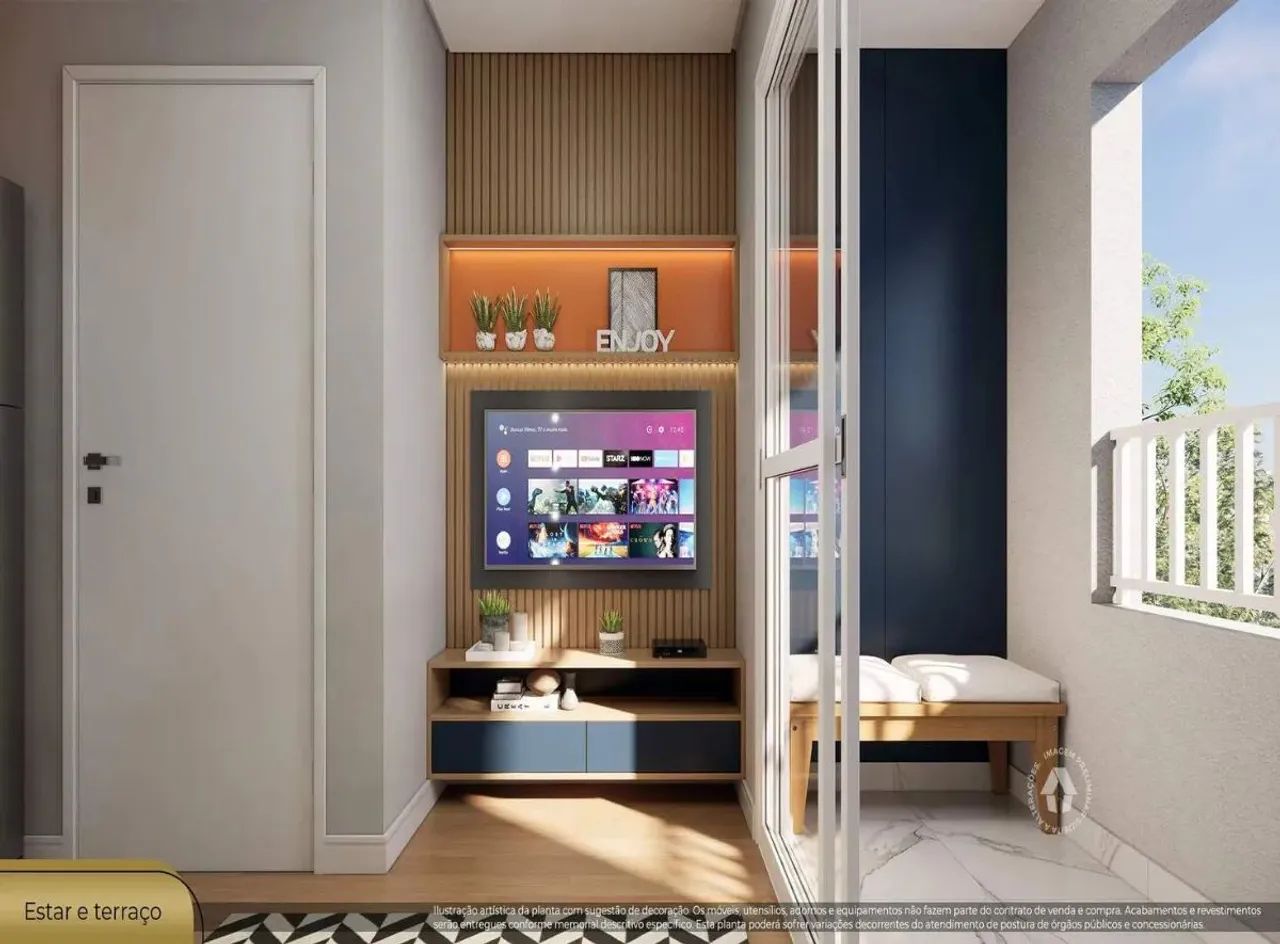 Studio para venda com 1 quarto, 21m² - Foto 2