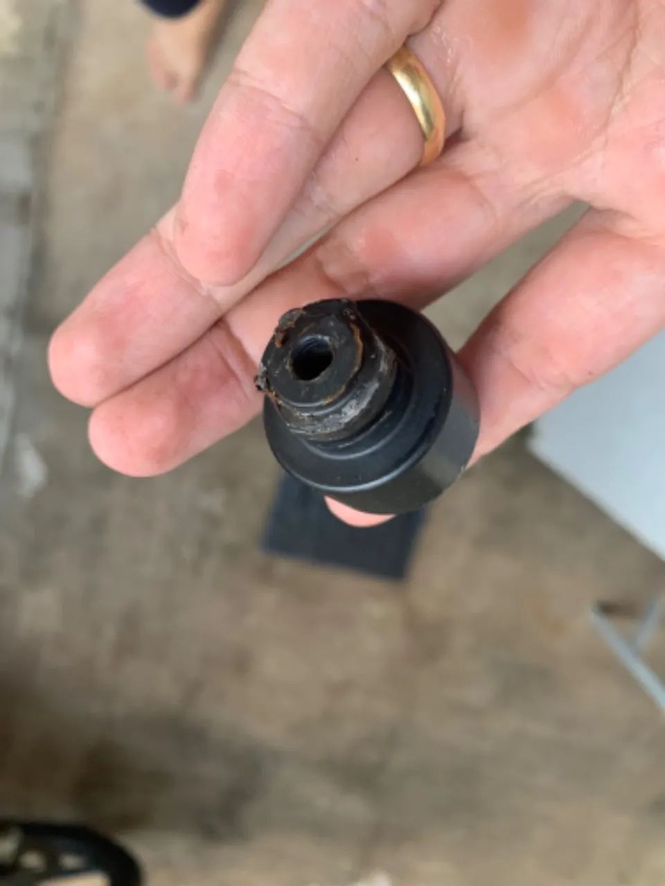 Retrovisor, peso guidão e apoio traseiro biz 2018 a 2021